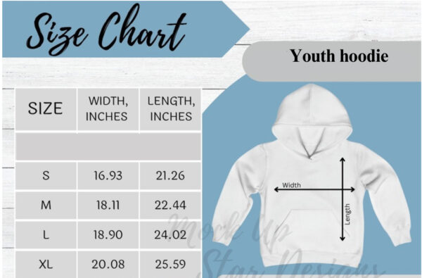 Pamlico Christian Academy size chart